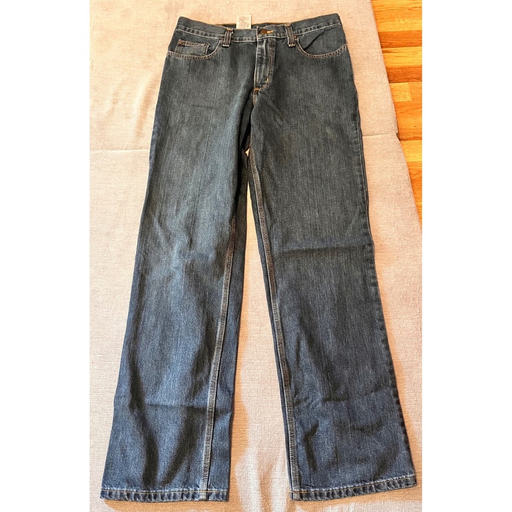 Carhartt Relaxed‎ Fit Blue Denim Jeans Size 34x34